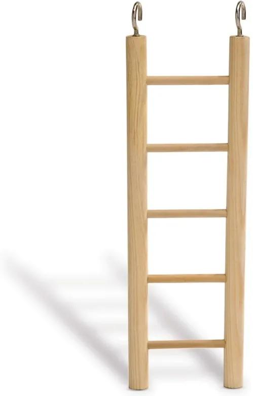 Houten ladder met 6 treden