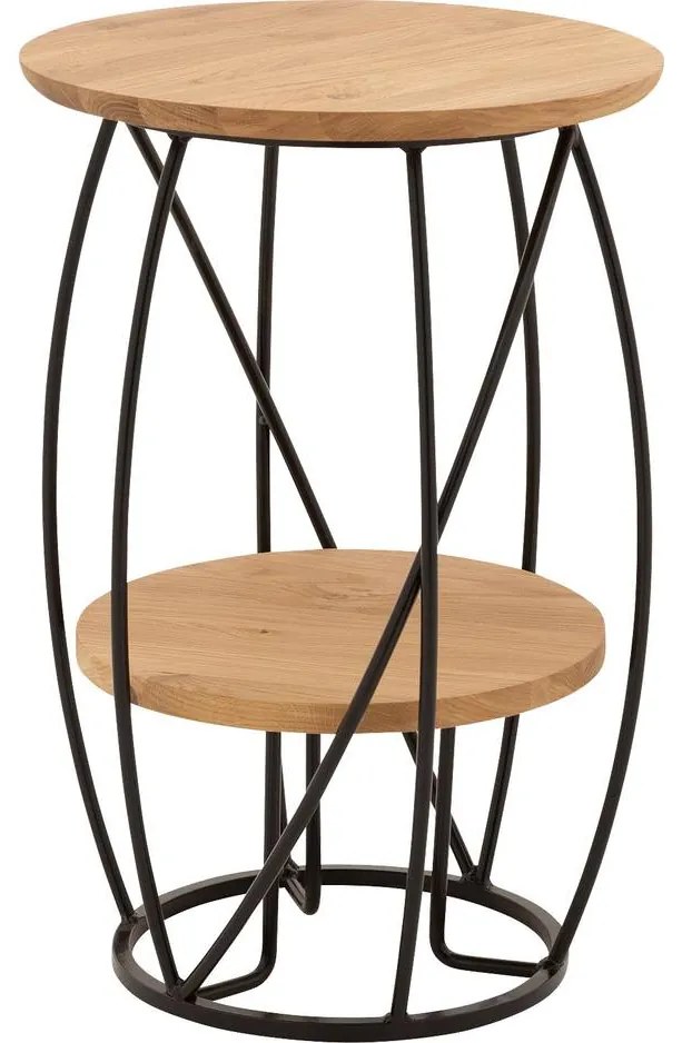 Goossens Salontafel Bellis, Rond 39 cm, 60 cm hoog