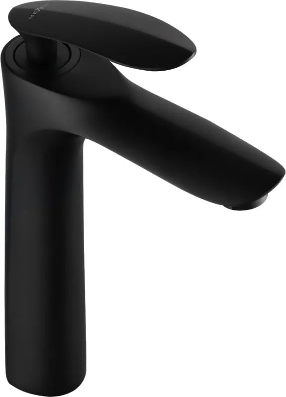 Mexen Lily hoge wastafelkraan, zwart - 73610-70