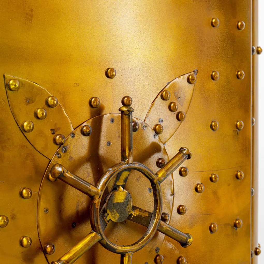 Kare Design Locker Gold Gouden Kluiskast Vintage Metaal - 66x57x152cm.