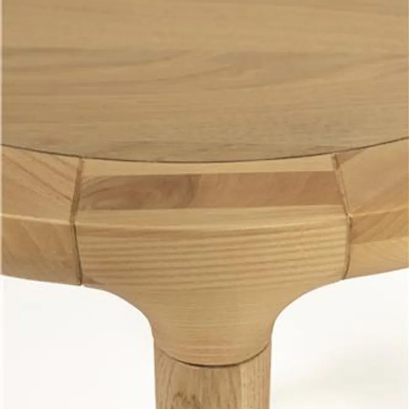 Zuiver Storm Ronde Bijzettafel Eiken - 35 X 35cm.