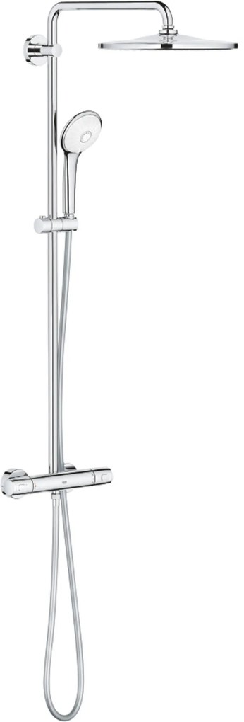 Grohe Euphoria 310 regendoucheset met 4 straalsoorten en thermostaatkraan Ø31cm chroom