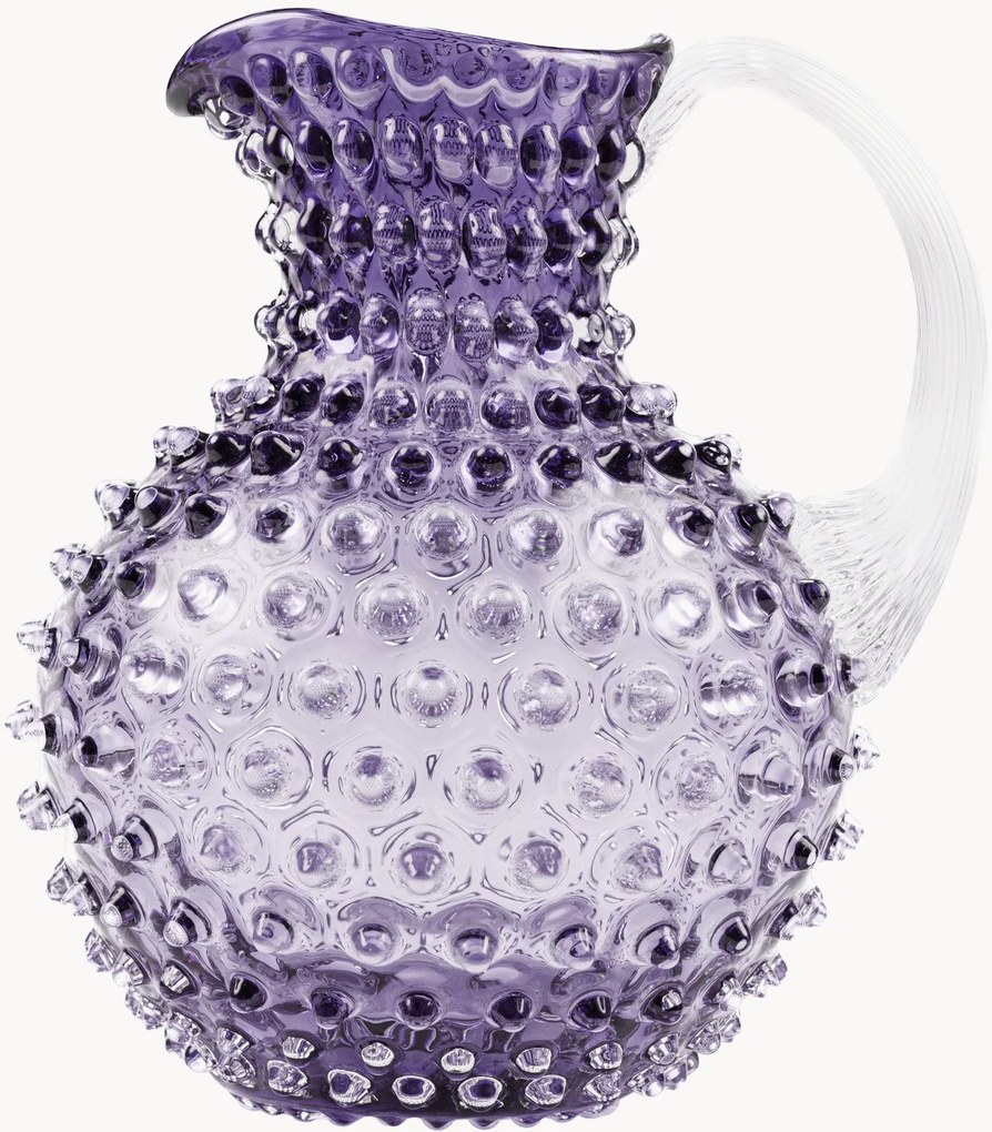 Mondgeblazen karaf Hobnail, 2 L
