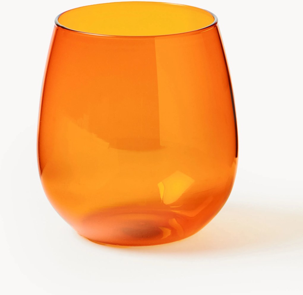 Mondgeblazen tumblers Karisa, 4-delig