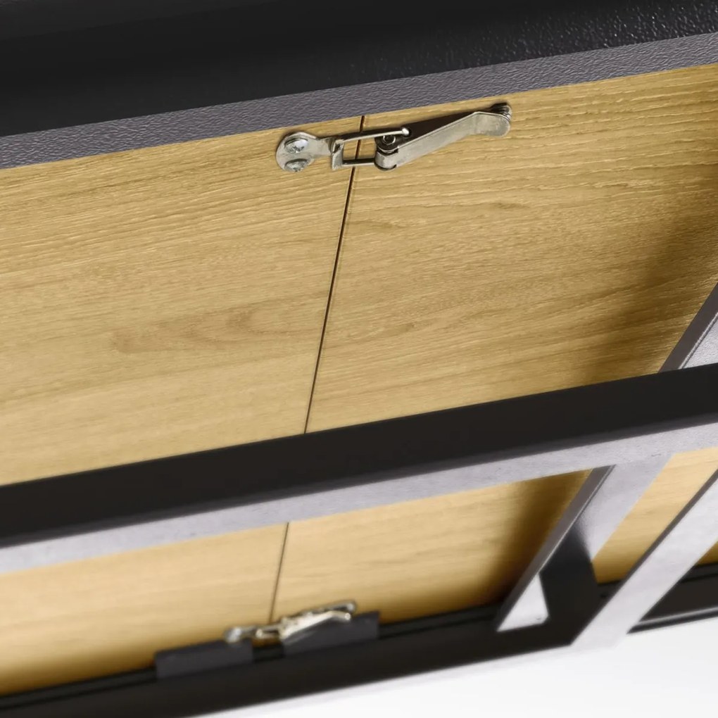 Kave Home Nadyria Design Eettafel Uitschuifbaar Eiken 120-160 Cm