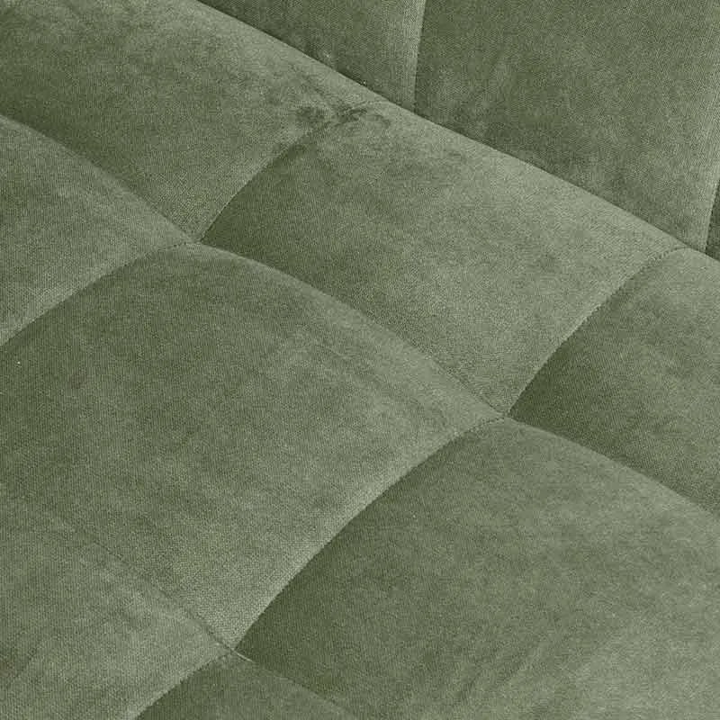 3-zits bank Rang | velours Juke Moss groen 59 | 2,26 mtr breed
