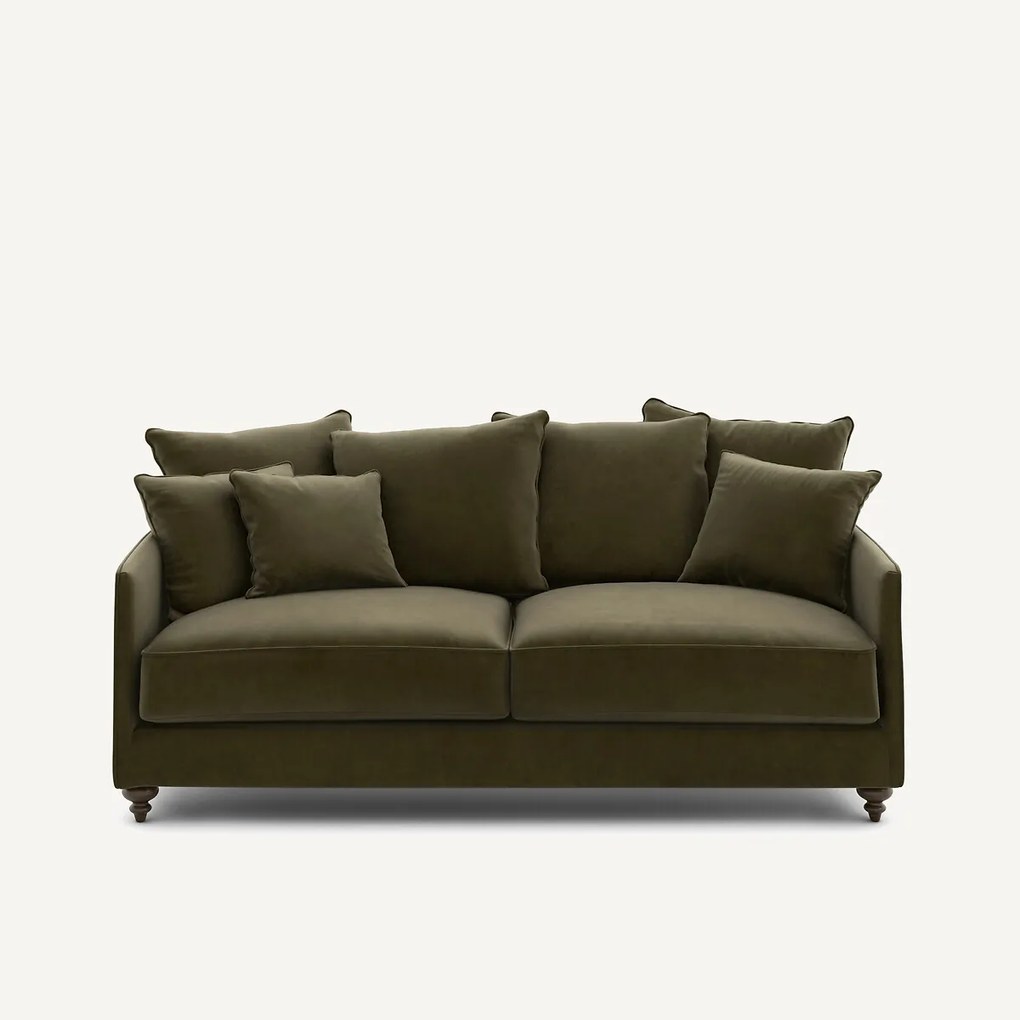 Omvormbare 3-zits fluwelen zetel, Lazare