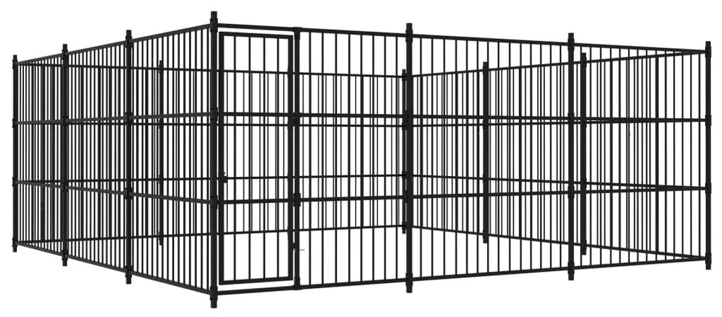 vidaXL Hondenkennel voor buiten 450x450x185 cm