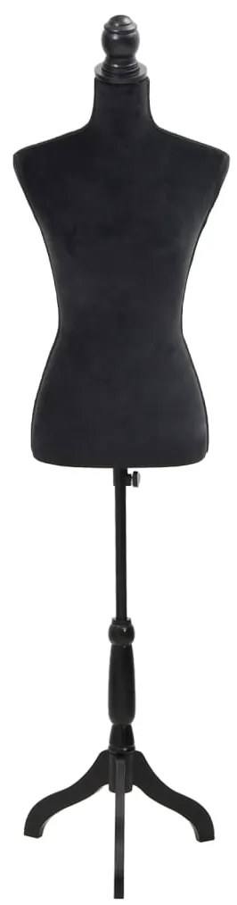 vidaXL Etalagepop torso vrouw zwart