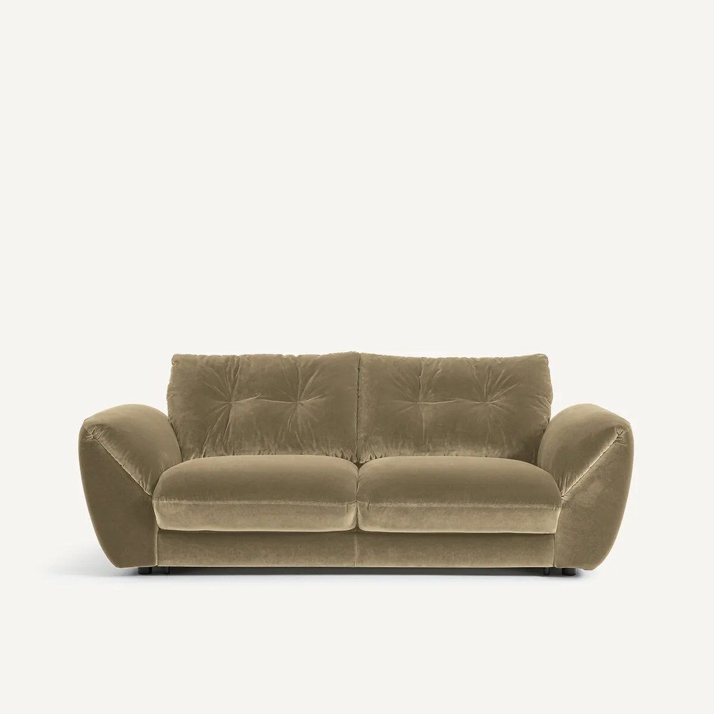 Omvormbare 3-zitsbank van fluweel Edgar