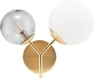 Twice Wandlamp 17 x 50 cm - Goud