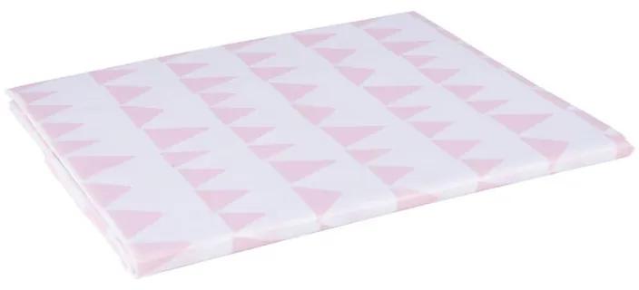 Tafelkleed vlaggetjes - 220x150 cm - roze