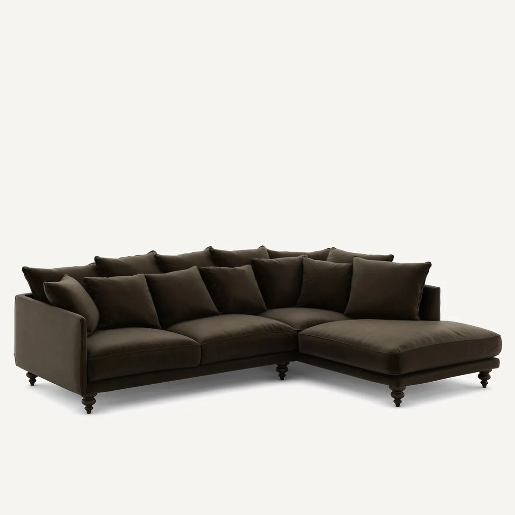 Fluwelen hoekbank, LAZARE