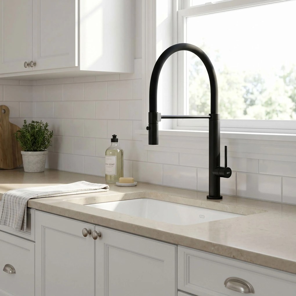 Keukenkraan Rea Viera Black