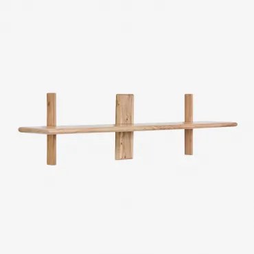 Erisu Wandrek ↔︎120 Cm Van Acaciahout 1 Plank & Rustiek Acaciabruin - Sklum