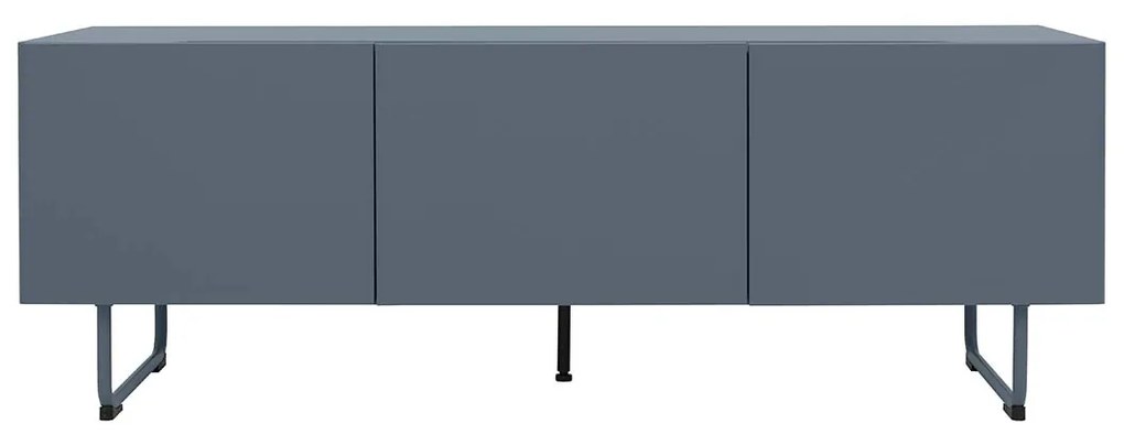 Tenzo Parma Tv-meubel Mat Blauw - 146x43x51cm.