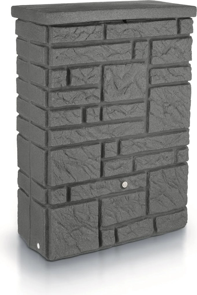 Prosperplast Maurano Regenton - 300 Liter - Dark Stone - Muurmodel