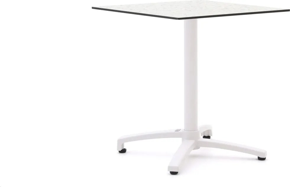 Inklapbare tafel Bellagio  | Vierkant  | Tuintafel Kunststof | 70x70cm | 2 personen | Kees Smit Tuinmeubelen