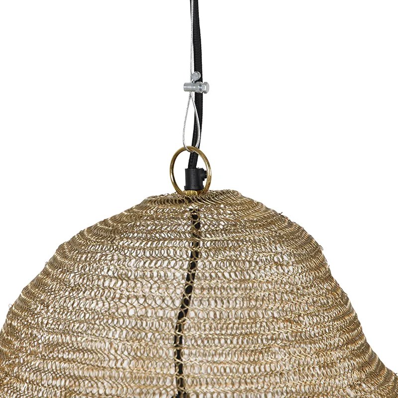 Oosterse hanglamp goud - Nidum