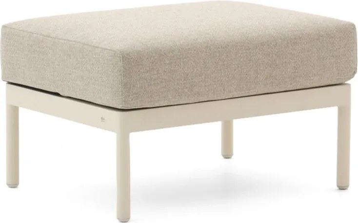 Voetenbank tuin | Apple Bee Condor | Aluminium | Wit | 52x68x42cm | Kees Smit Tuinmeubelen