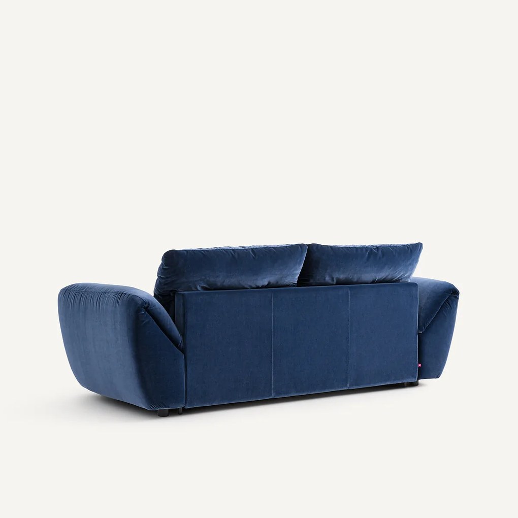 Omvormbare 3-zitsbank van fluweel Edgar