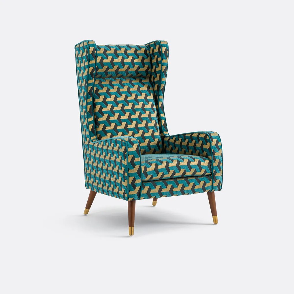 XXL fauteuil, fluweel, (Y)