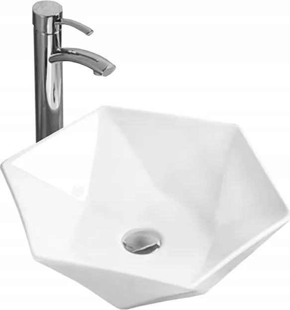 Mexen Mery opbouw waskom 48 x 41 cm, wit - 21984800