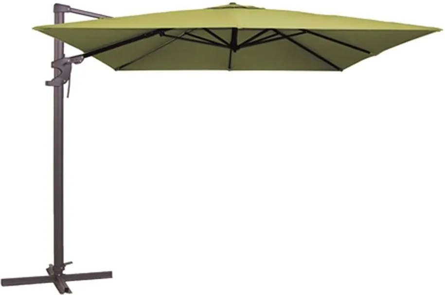 Madison parasol Monaco - groen - 300x300 cm - Leen Bakker