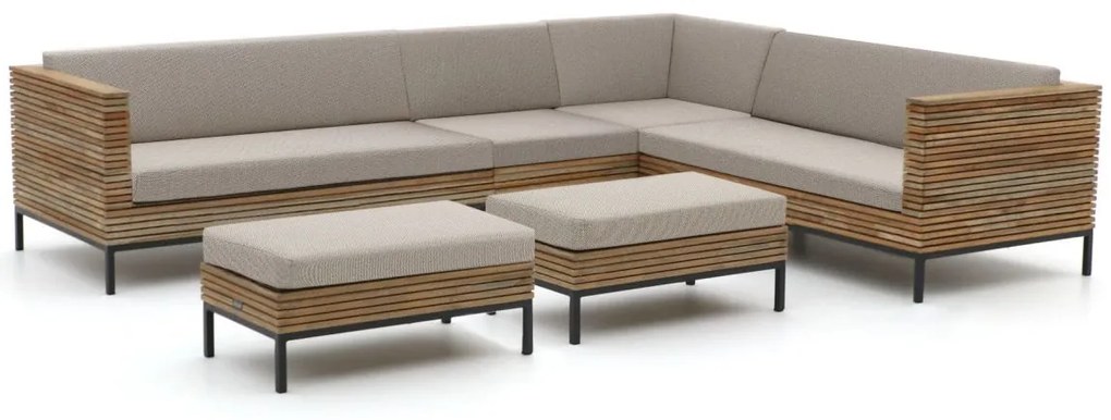 ROUGH-D hoek loungeset 6-delig