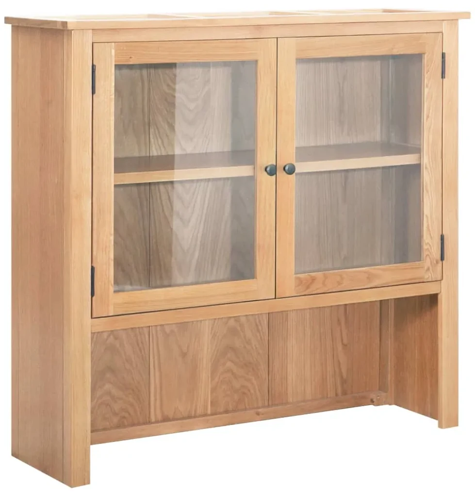vidaXL Bovenbouw 110x33,5x105 cm massief eikenhout