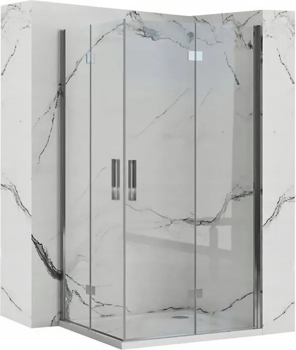 Kabina prysznicowa Rea Molier Chrome Double 90x100