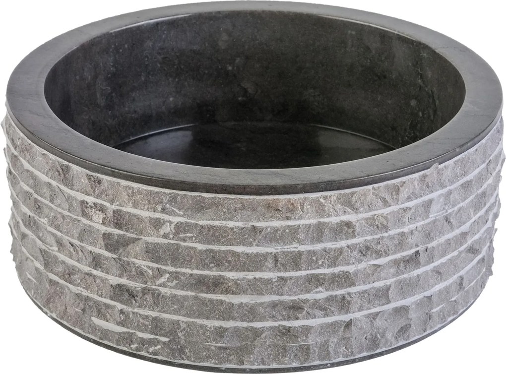 Sanigoods Eliza waskom rond 40x15cm zwart
