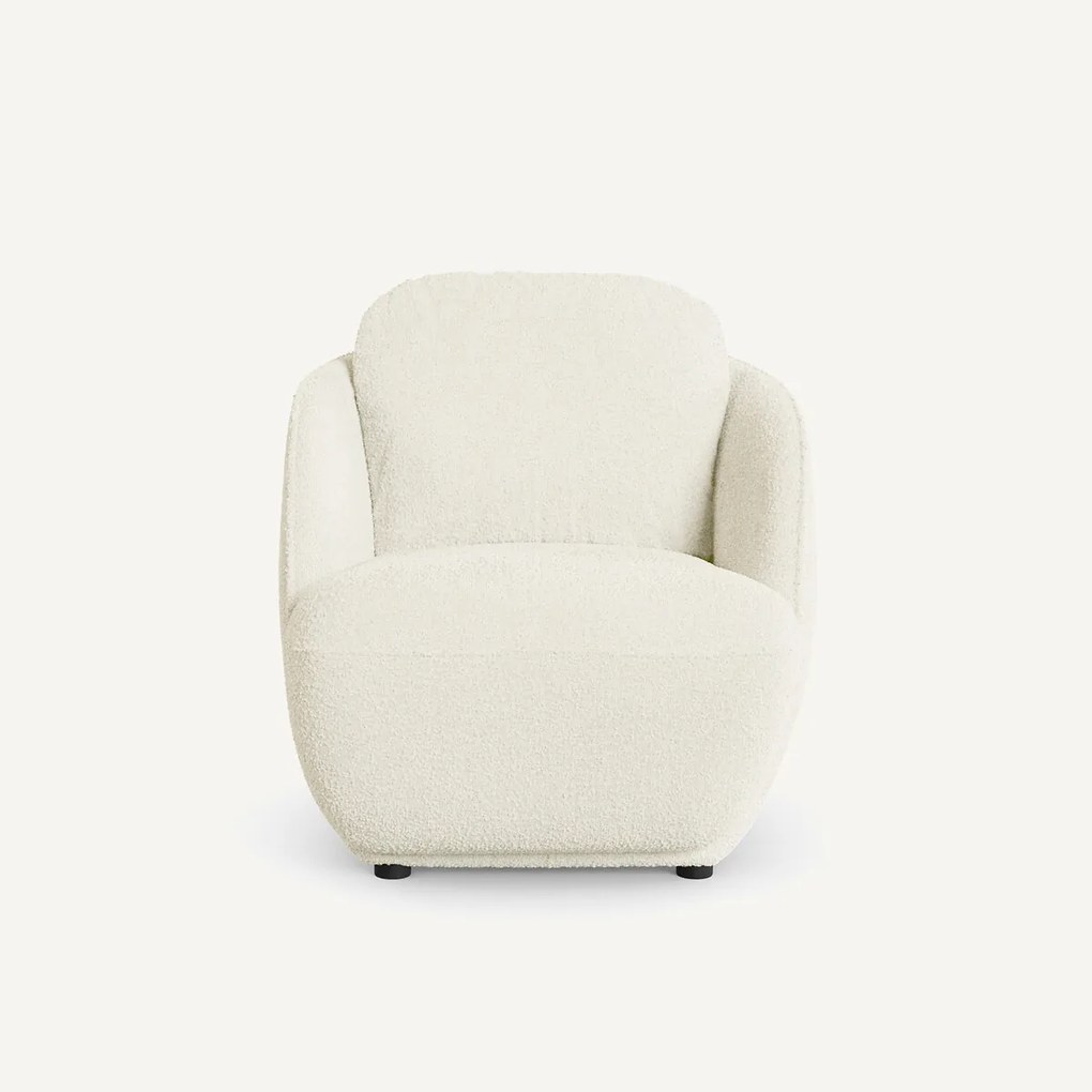 Bolfauteuil, bouclé stof, ALPINE