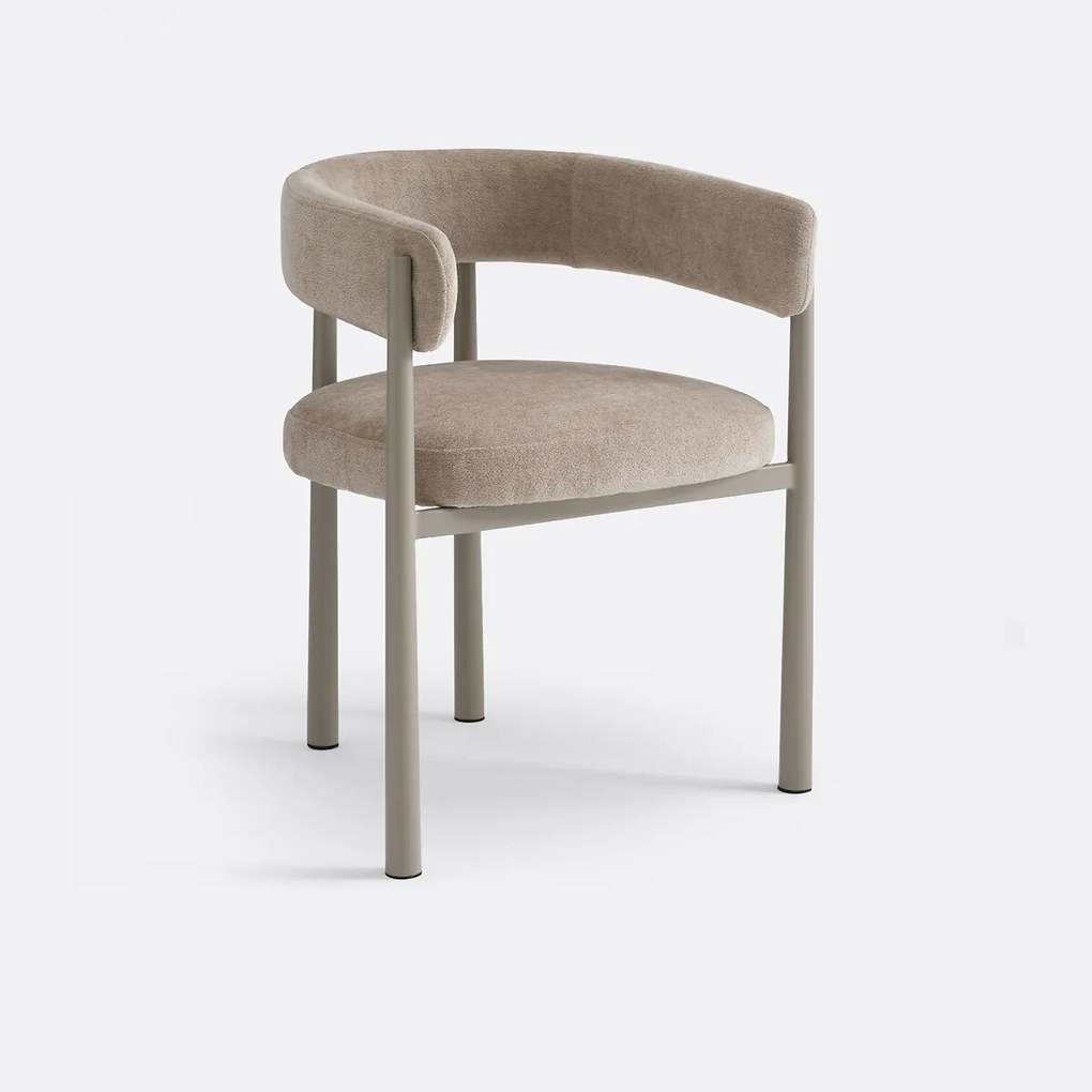 Gestoffeerde tafelfauteuil, DELLY