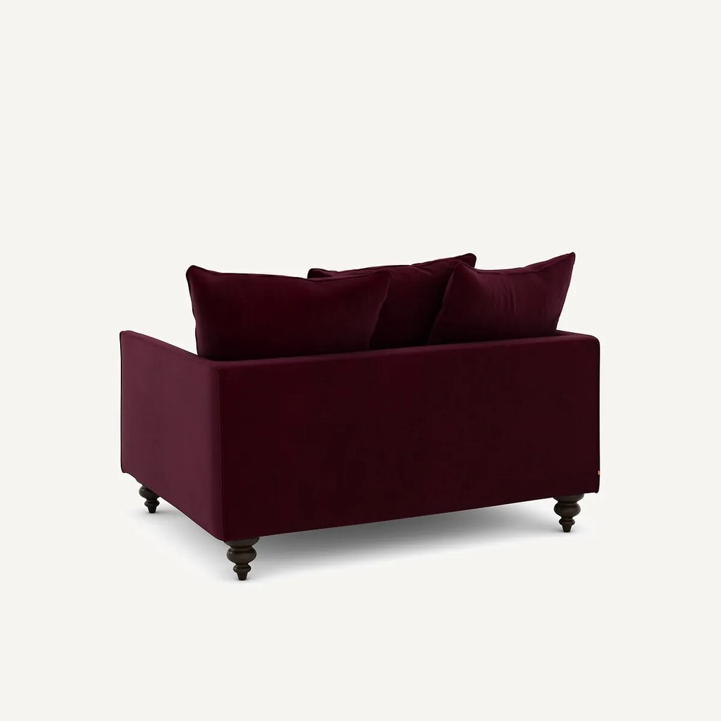 2-zits fluwelen bank, Lazare