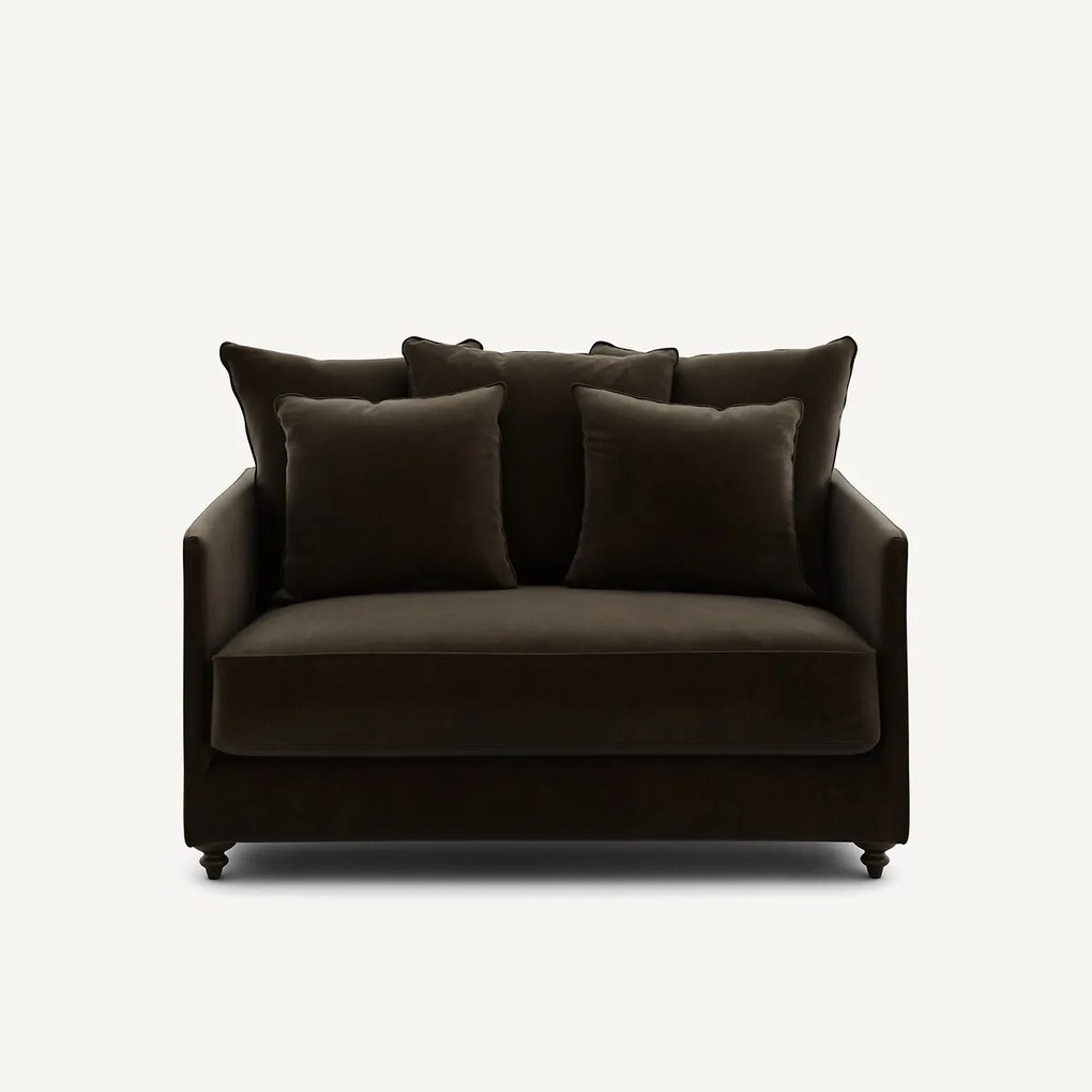 2-zits omvormbare bank van fluweel, Lazare