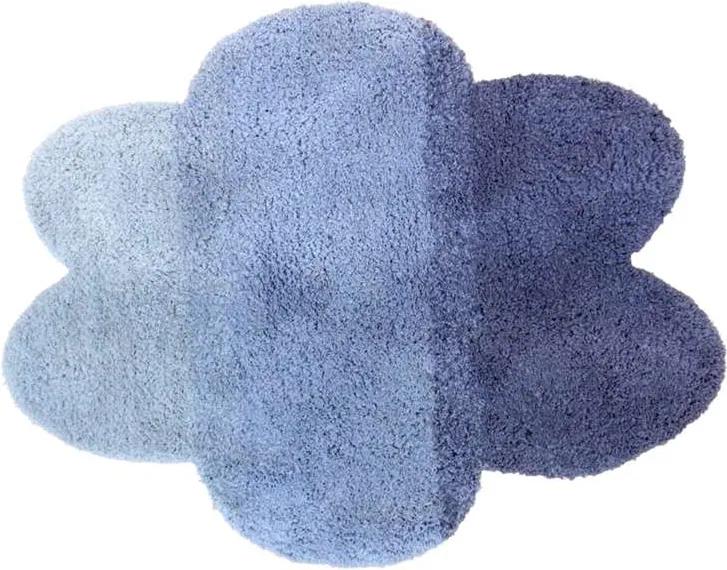 Art for Kids vloerkleed Wolken - blauw - 100x130 cm - Leen Bakker