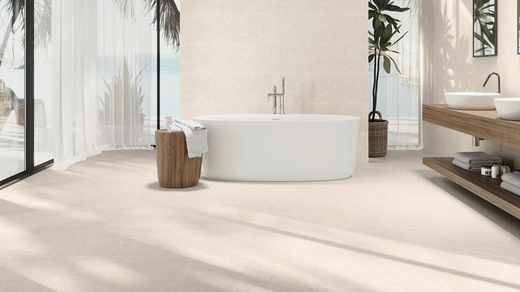 Valence Loarre wandtegel line 32x100cm bone gerectificeerd