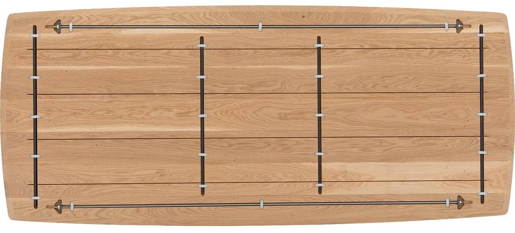 Goossens Excellent Eettafel Uniek, Semi rechthoekig 240 x 100 cm