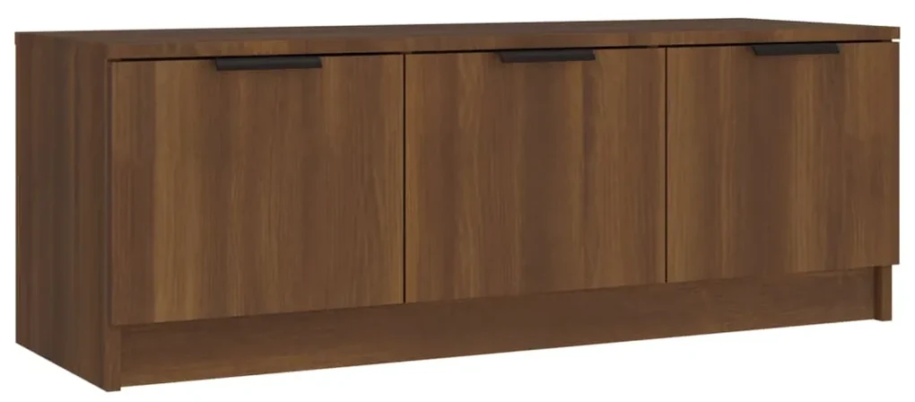 vidaXL Tv-meubel 102x35x36,5 cm bewerkt hout bruineikenkleurig
