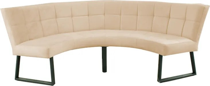 Eetkamerbank - Amsterdam - stof Element beige 06 - geschikt voor tafel 130 cm
