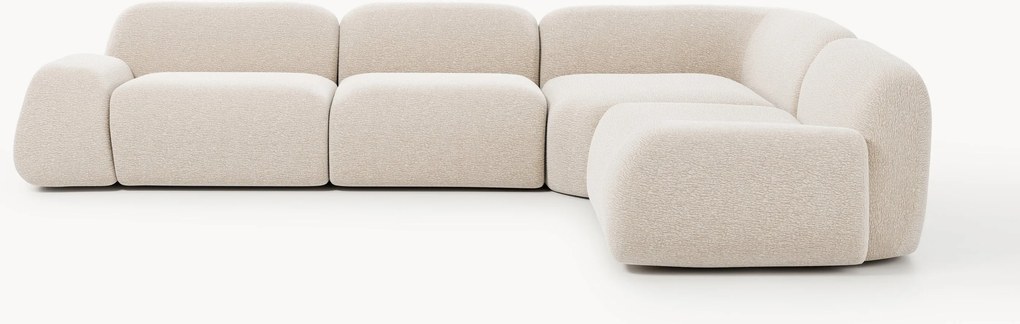 Modulaire hoekbank Wolke (4-zits)