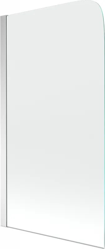 Mexen Felix badwand-scheidingswand 1-delig 70 x 140 cm, transparant, chroom - 890-070-001-01-00