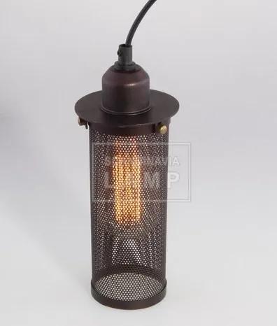 Metalen Industrieel Design Hanglamp, â10x24cm, Zwart