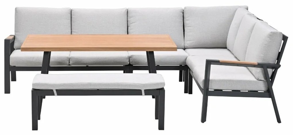 Garden Impressions Lissabon lounge dining set 6-delig R - valley sand