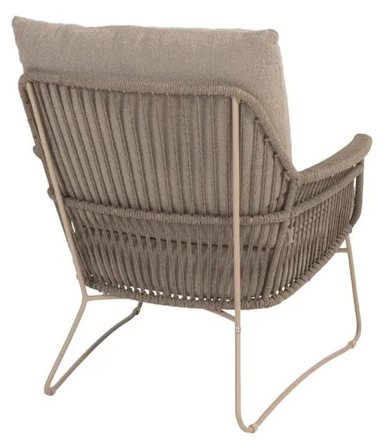 4 Seasons Outdoor Botanic loungestoel latte SALE Loungestoel taupe weerbestendig