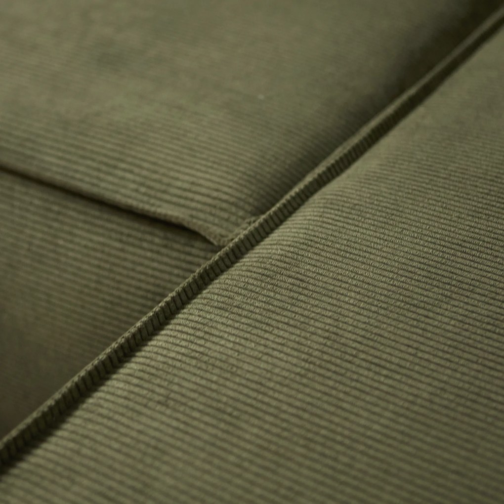 Groene Slaapbank Chaise Longue Rechts