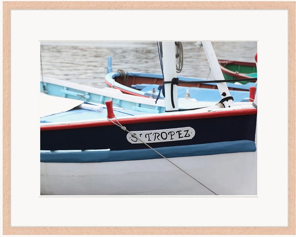 Ingelijste digitale print Boat