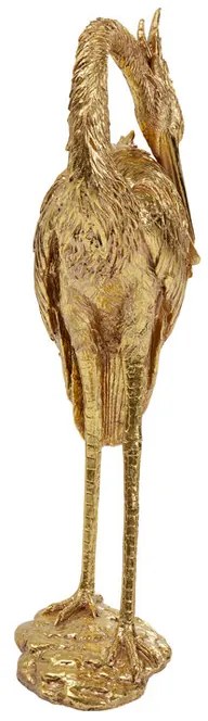 Kare Design Crane Gold Gouden Kraanvogel Beeld