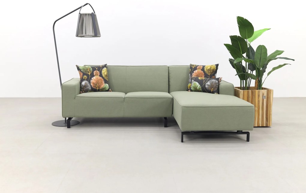 Boavista Sunbrella loungebank chaise longue - Heritage leaf - 2-delig - links